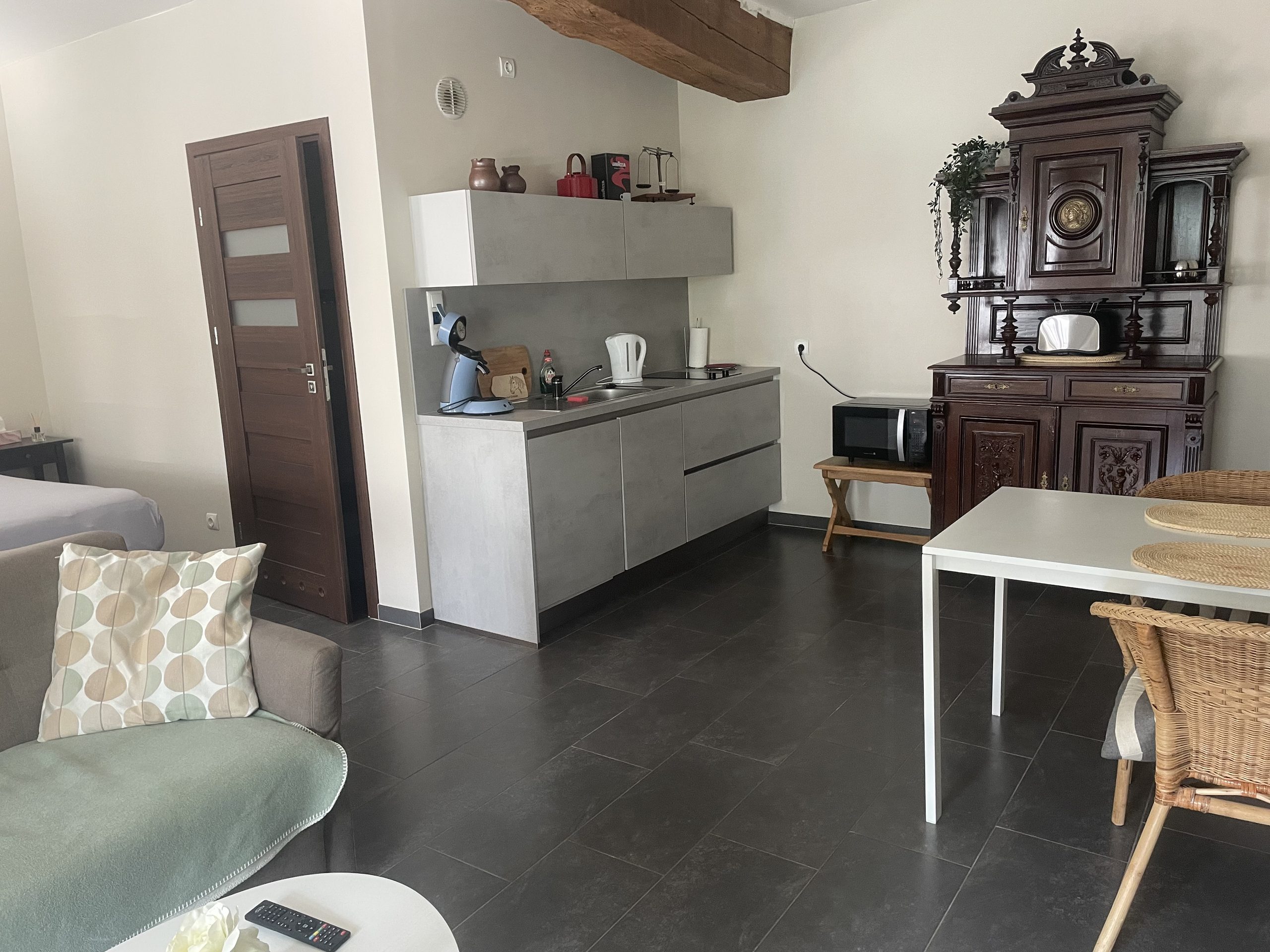 Ferienwohnung Ansicht Küche